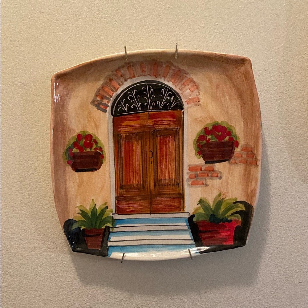 Beautiful Vietri serving plates / wall decor!